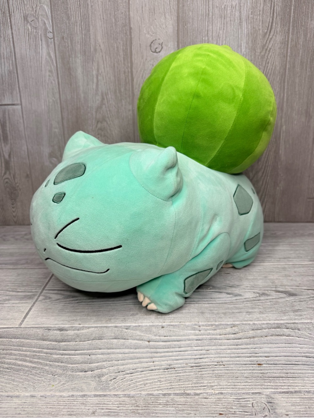 Pokémon Bulbasaur Sleeping 18-inch plush by Jazwares doll plush pillow